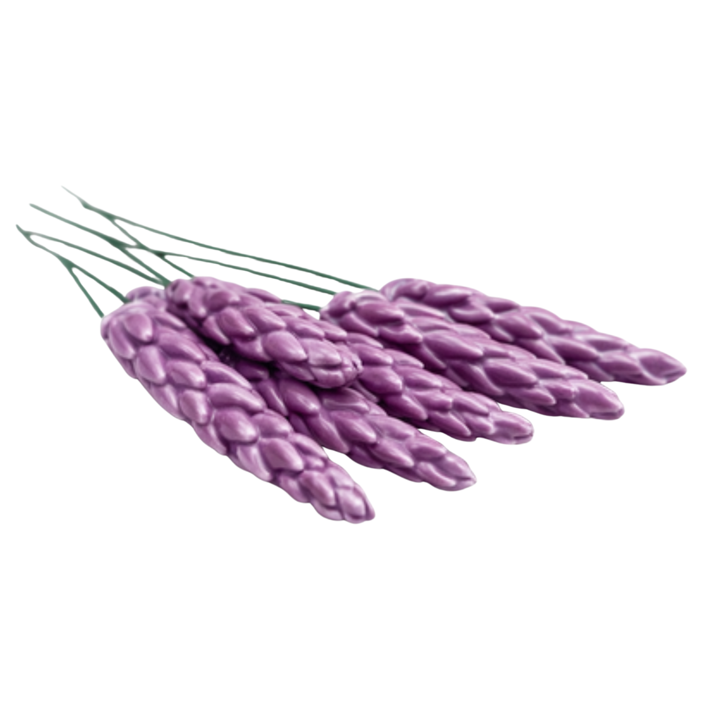 Lavandă din ceramică 6-7 cm – floare decorativă elegantă pentru aranjamente