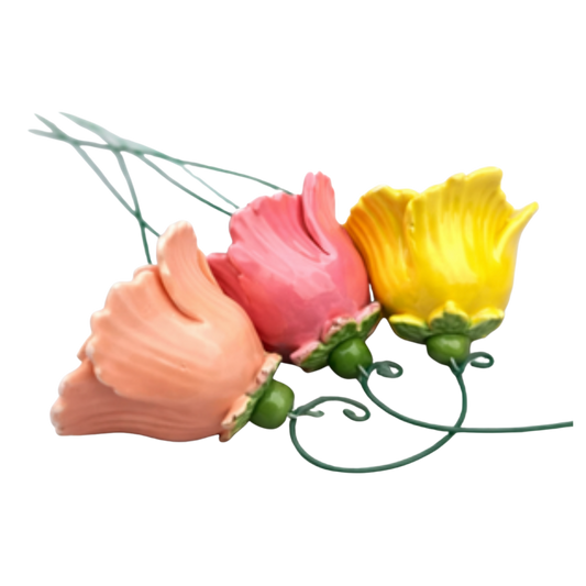 Floare mare clopoțel din ceramică 6–7 cm – decor floral premium