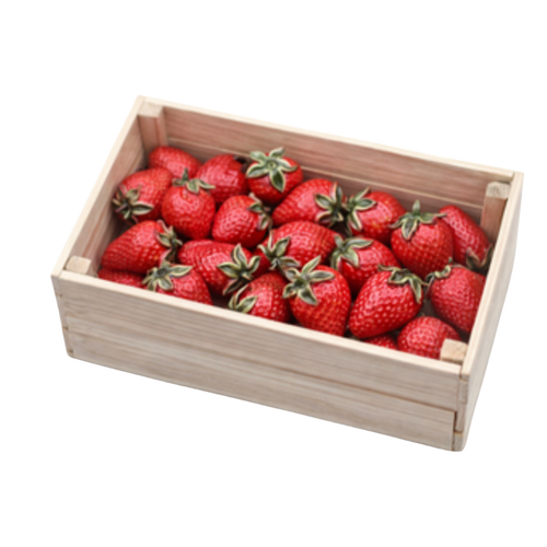 Căpșună din ceramică 5.5 cm – decor premium pentru buchete și cadouri