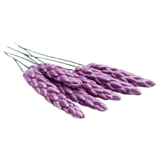 Lavandă din ceramică 6-7 cm – floare decorativă elegantă pentru aranjamente